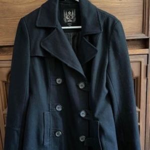 Esprit: Women’s Black Winter Trench Coat, Size US Medium